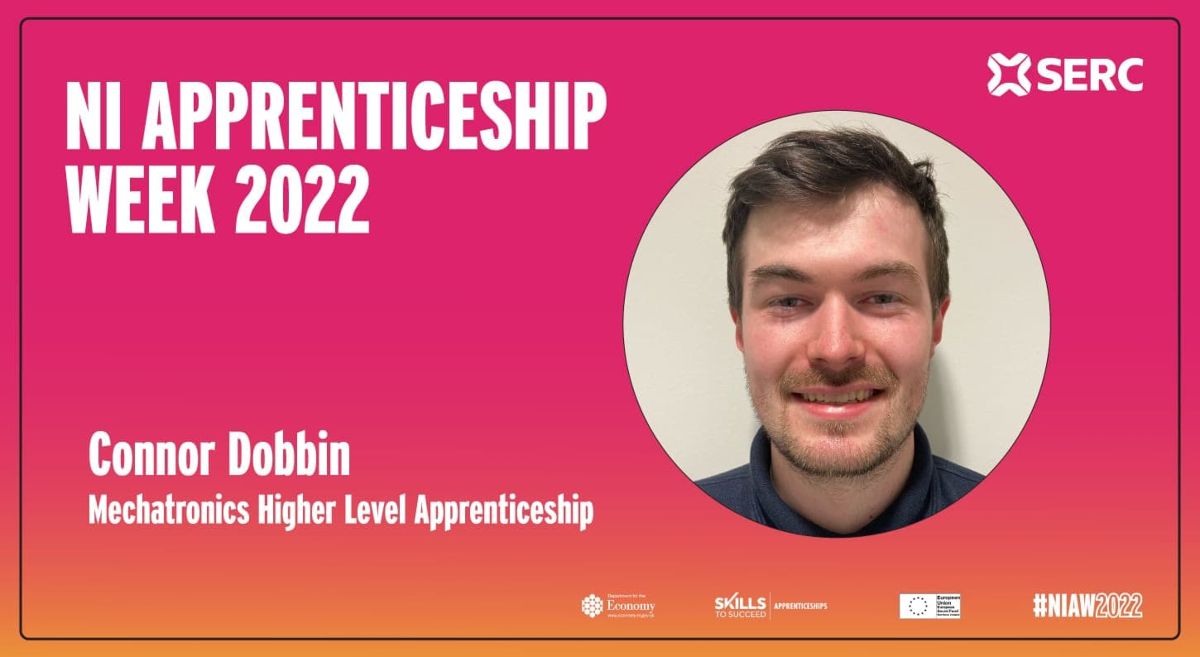 NI Apprenticeship Week 2022- Connor Dobbin- HLA Mechatronics
